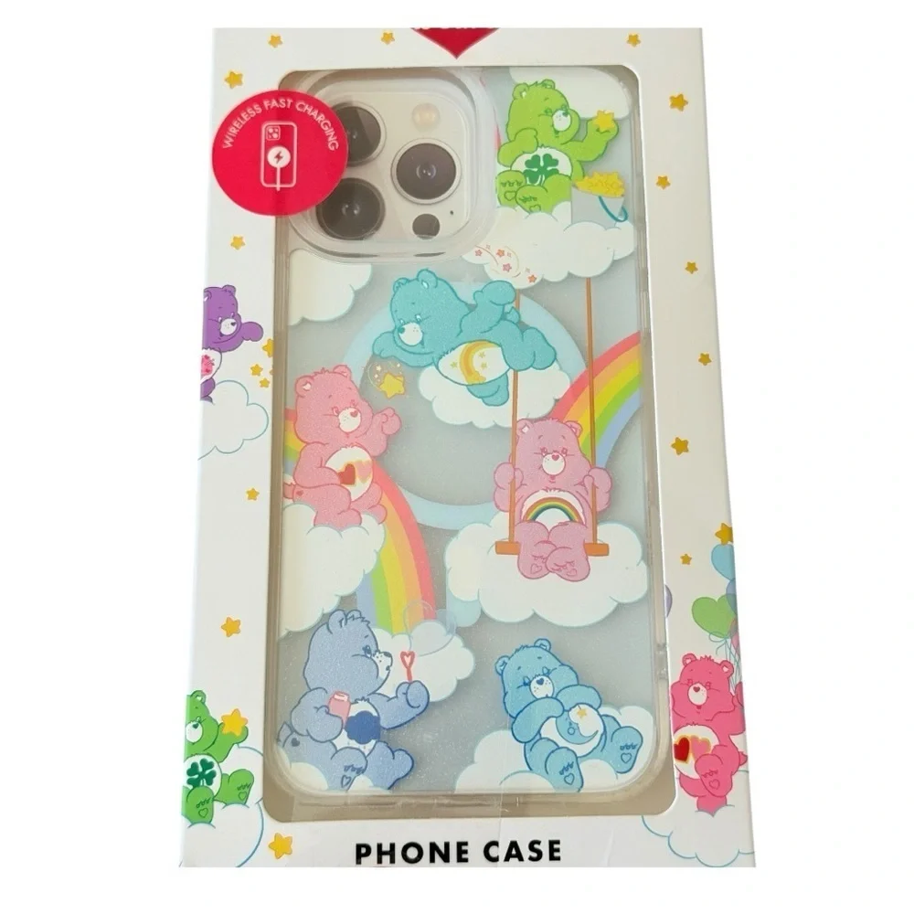 SKINNY DIP LONDON Care Bears iPhone 13/14 Pro Max Phone Cover Case NEW